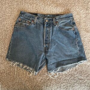 Levi's High-Waisted Cut-Off Shorts